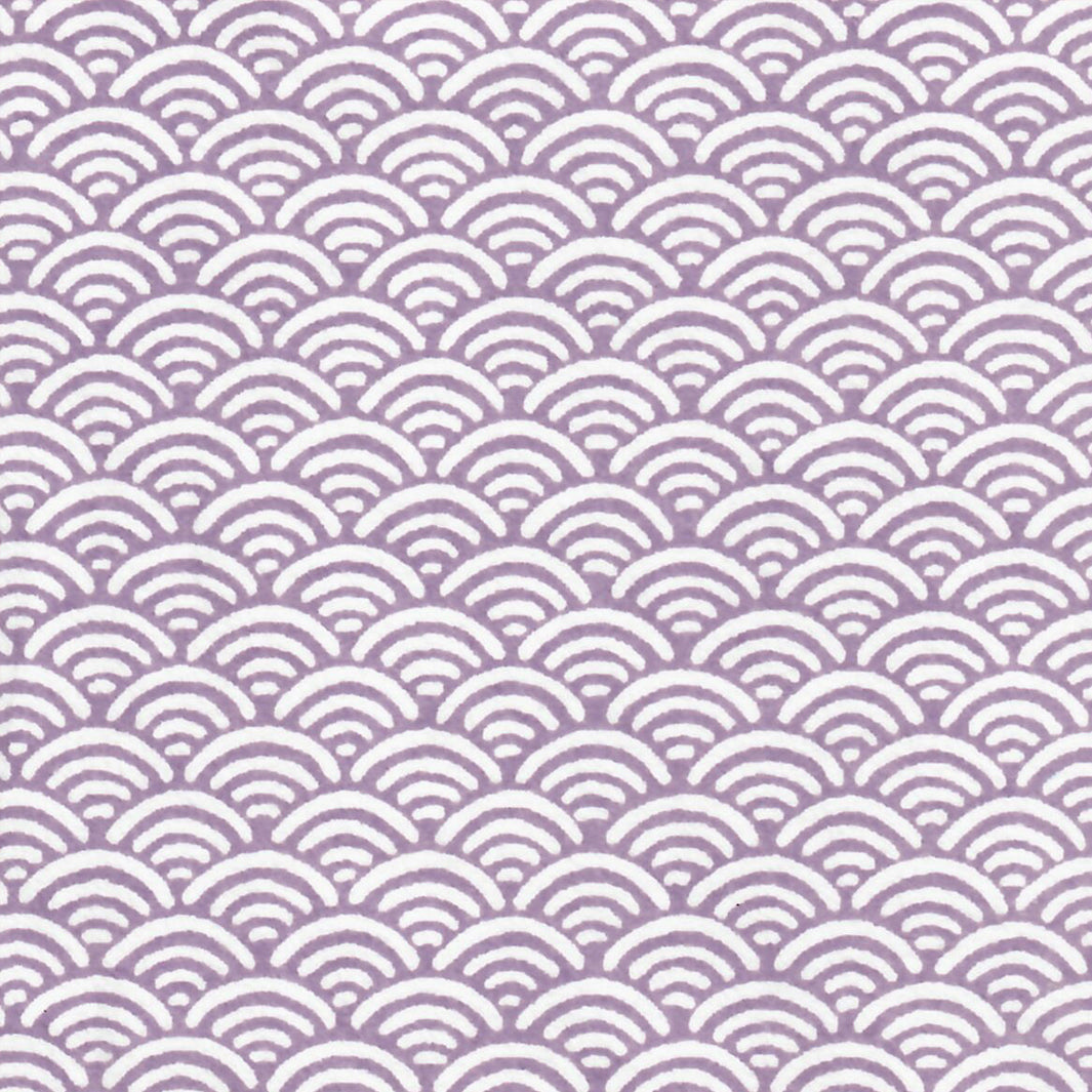 Papier Japonais - Vagues Inversées - Mauve - M833