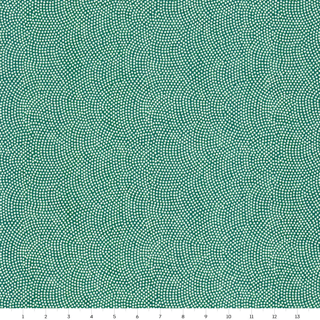 Papier Japonais - Samekomon - Vert Sapin et Blanc - M863