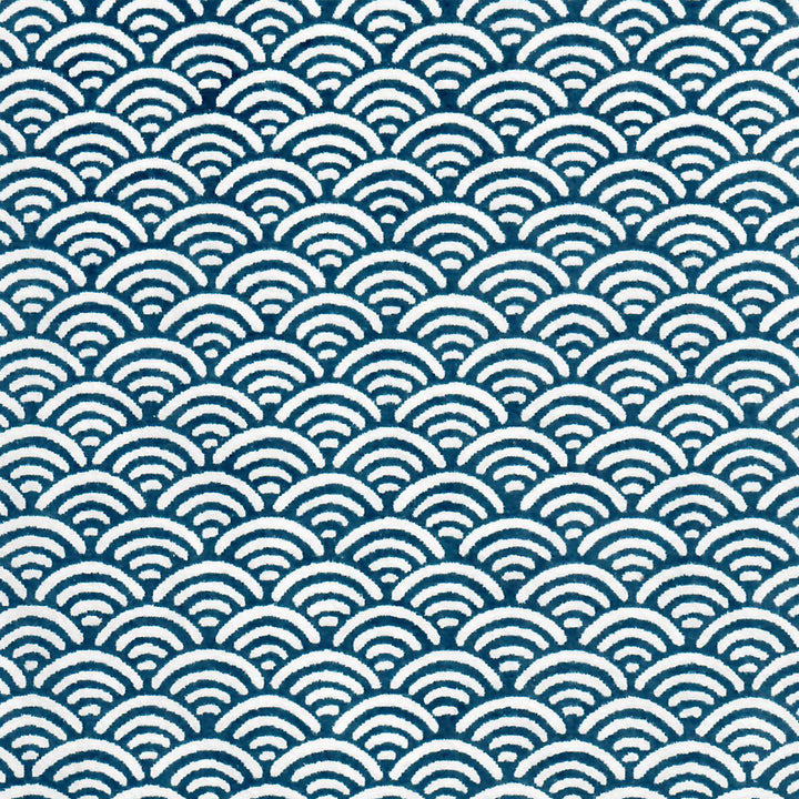 Papier Japonais - Vagues Inversées - Bleu Marine - M891