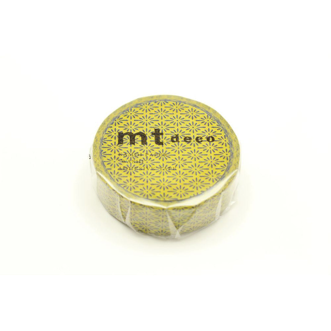 Masking Tape - Diamond Flowers - Yellow and Blue