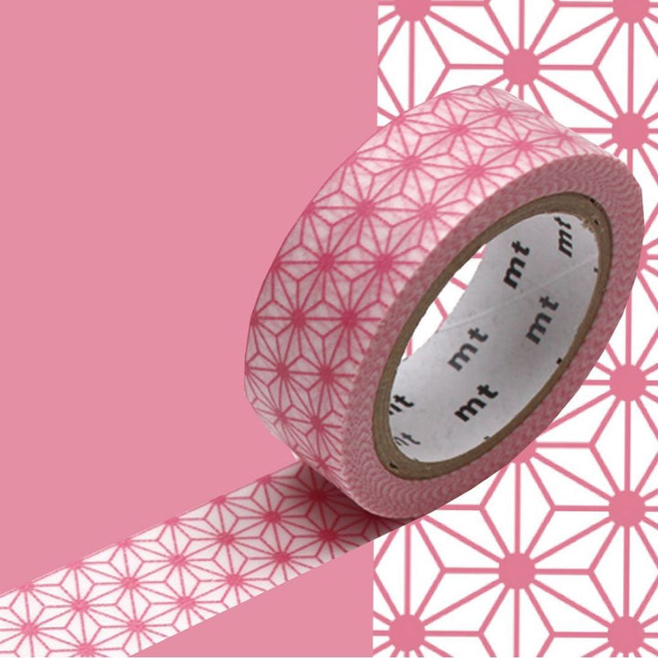 Masking Tape - Asanoha - Rose Clair