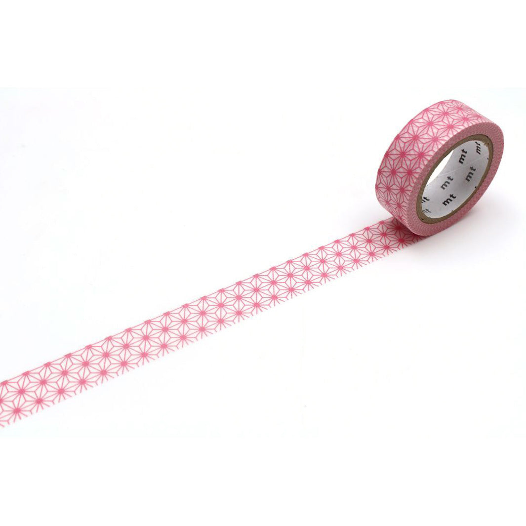 Masking Tape - Asanoha - Light Pink