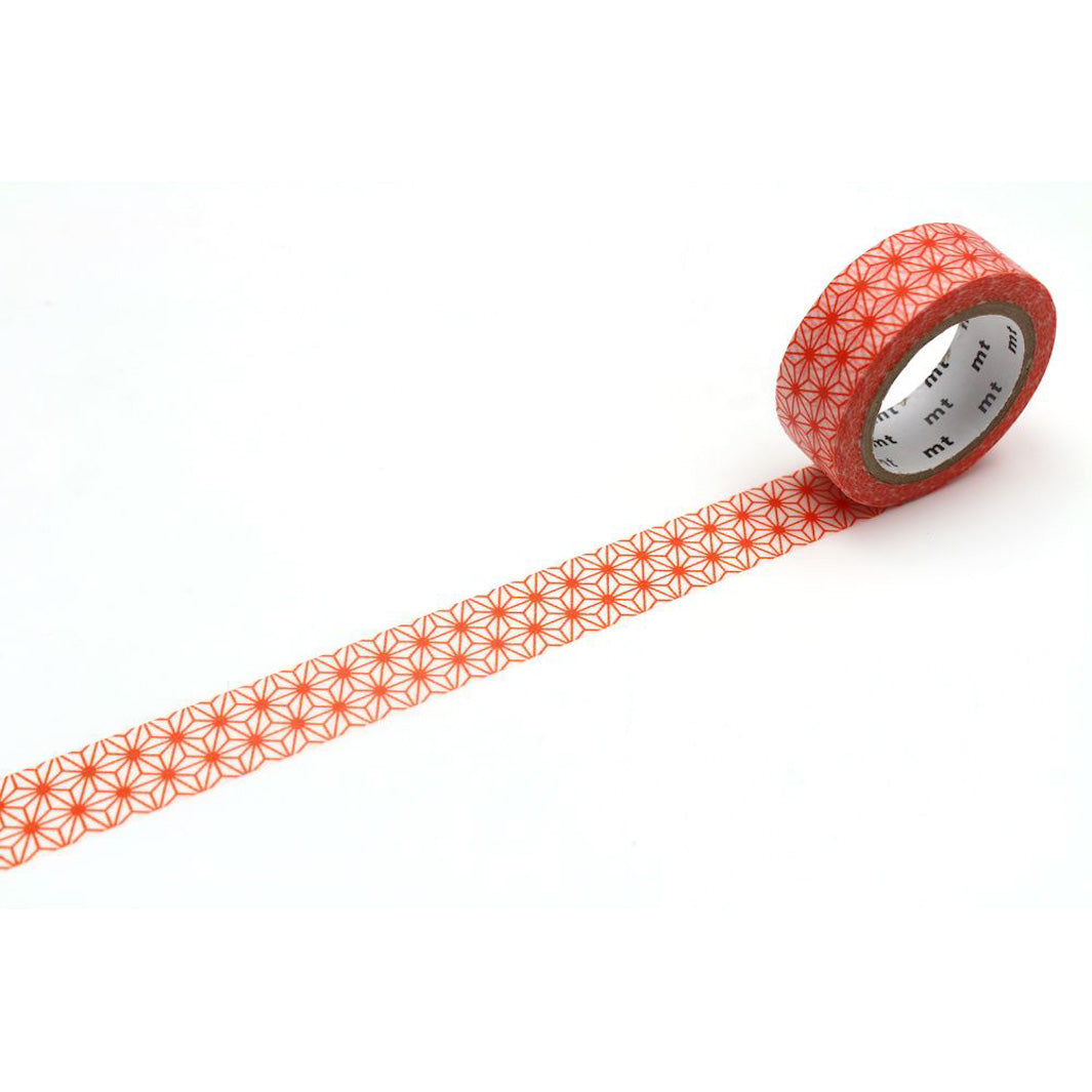 Masking Tape - Asanoha - Orange