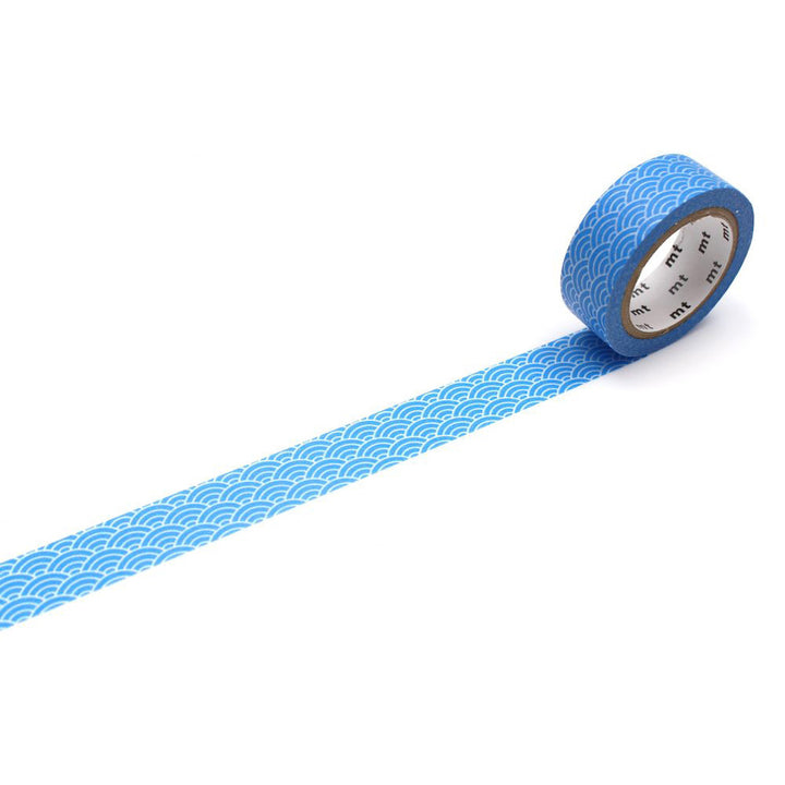 Masking Tape - Seigaiha - Blue