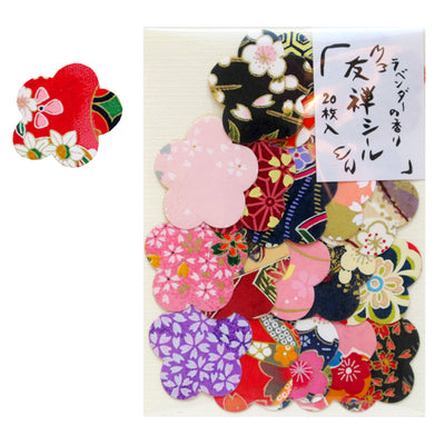 Stickers fleurs motifs japonais