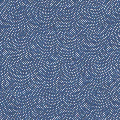 Tissu japonais Vagues pointillés samekomon blanc fond bleu - T211