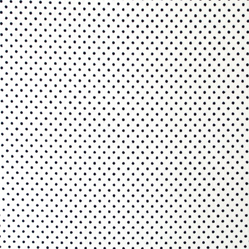 Tissu japonais Pointillés noir fond blanc HOKKOH - T020