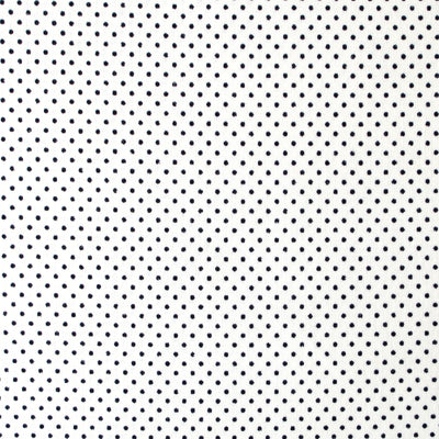 Tissu japonais Pointillés noir fond blanc HOKKOH - T020