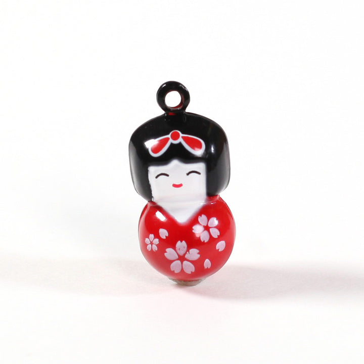 Bell - Kokeshi - Red