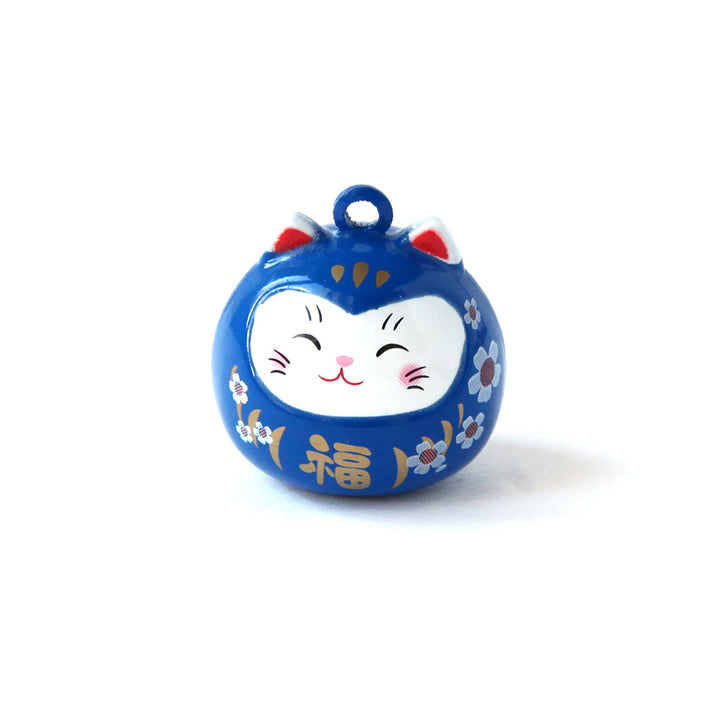 Gros Grelot - Daruma Chat - Bleu Roi