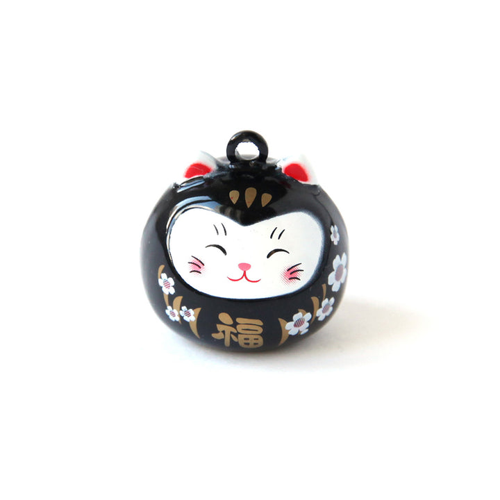 Big Bell - Daruma Cat - Black