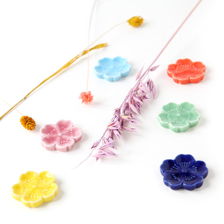 Chopstick Holder - Cherry Blossom - Sky Blue