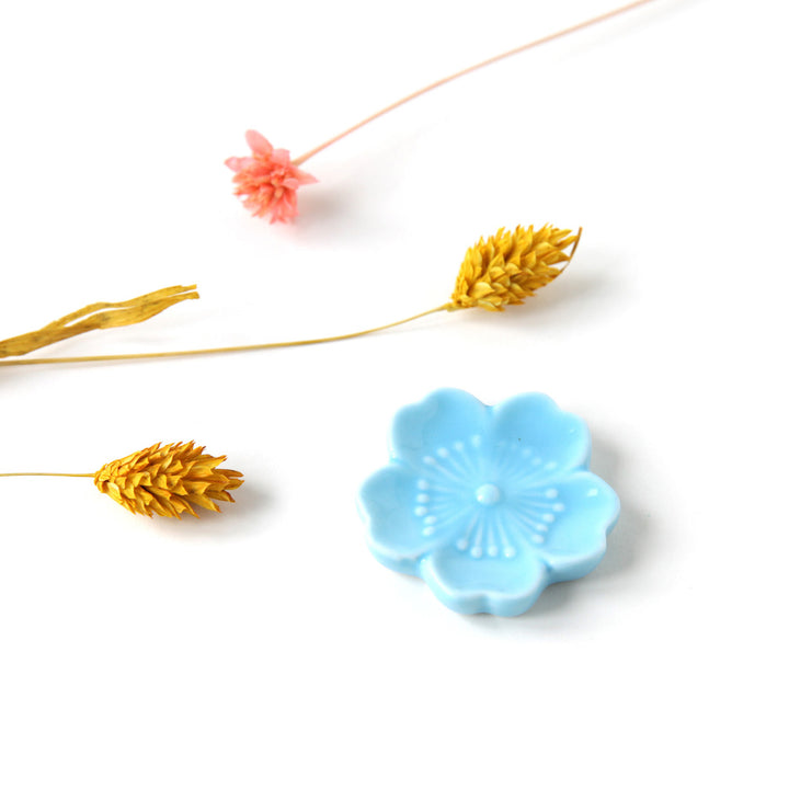 Chopstick Holder - Cherry Blossom - Sky Blue