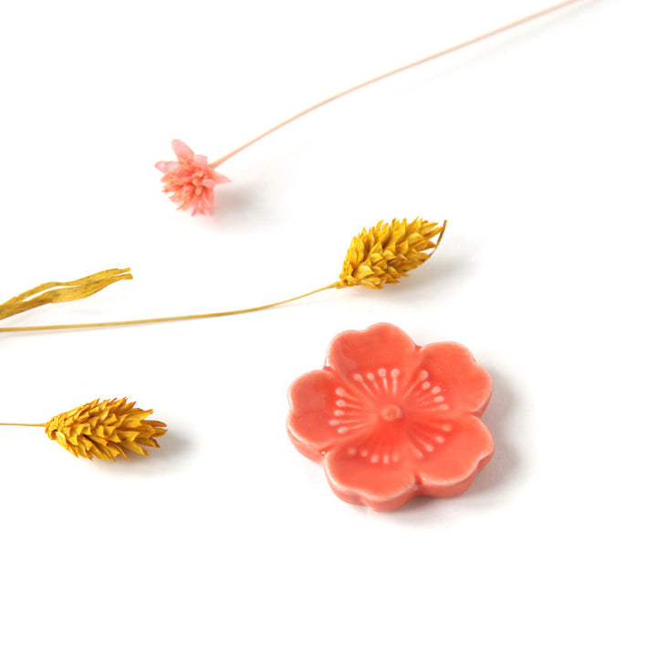 Chopstick Holder - Cherry Blossom - Orange