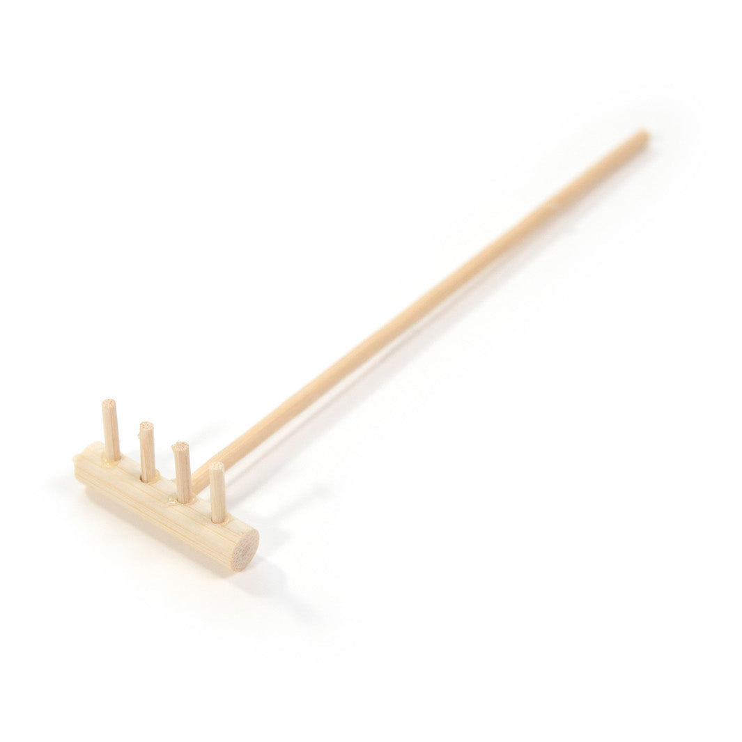 Wooden Rake for Japanese Garden