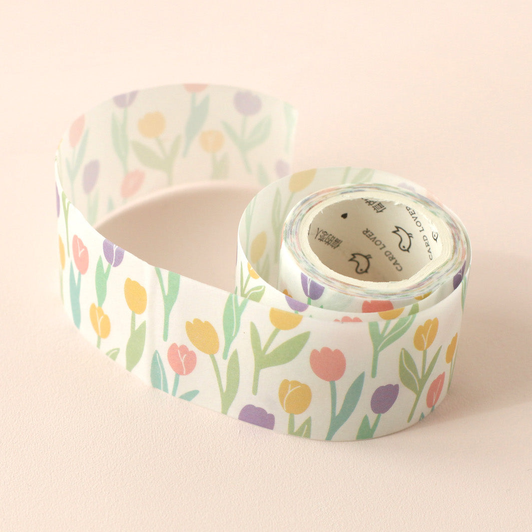 Decorative adhesive tape - Large - Tulips