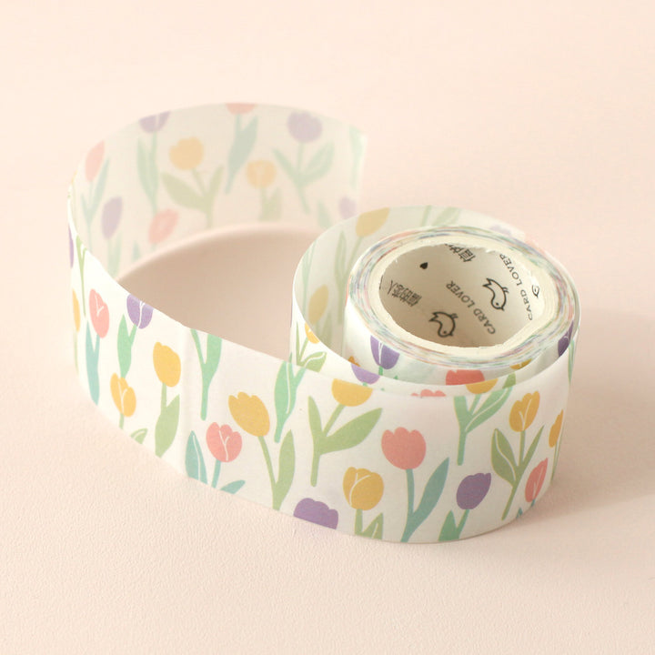 Decorative adhesive tape - Large - Tulips