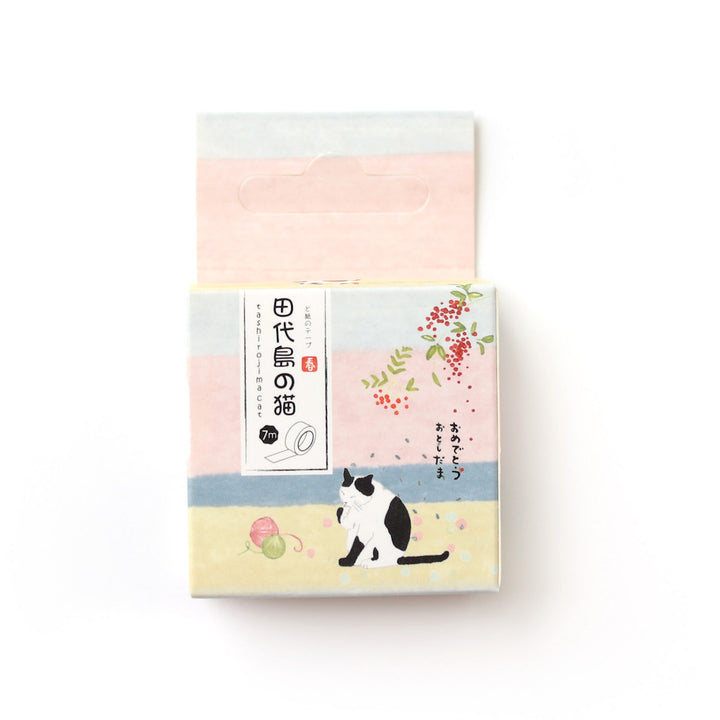 Ruban Adhésif Décoratif - Chats de l'île de Tashiro - Multicolore