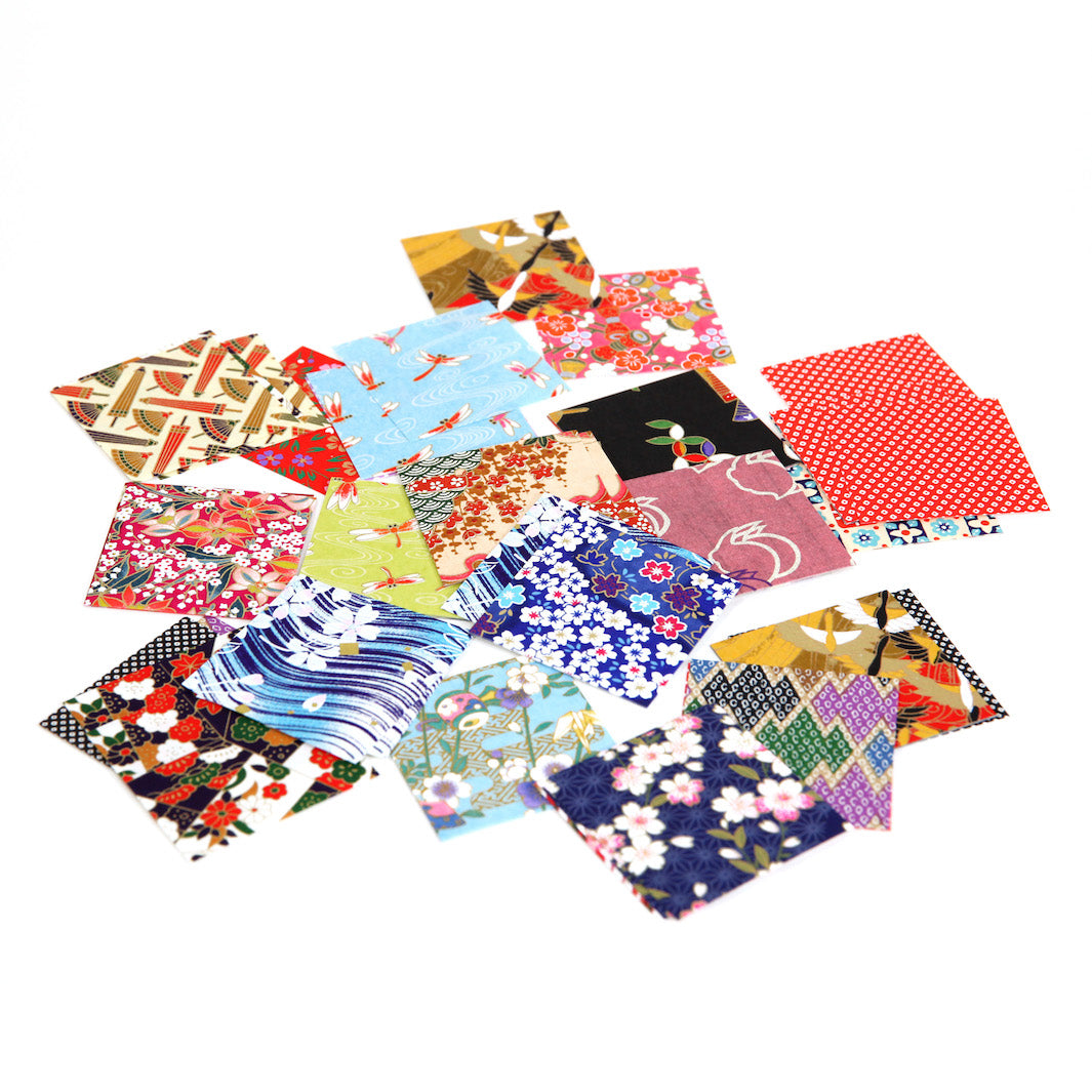 100 Papiers Origami - 6 x 6 cm - Multicolore - Traditionnel