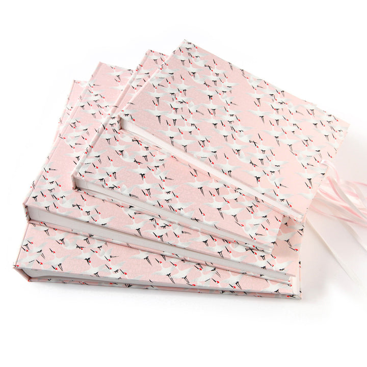 Papier Japonais - Envolées de Grues - Rose Pâle - M662