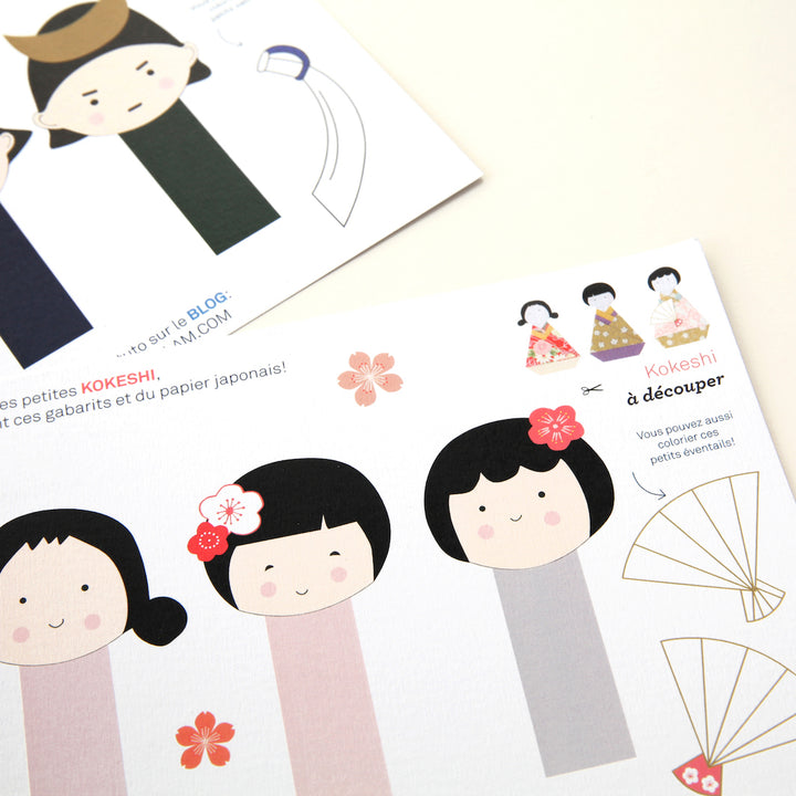 Silhouette Cards to Cut - Kokeshi and Samurai