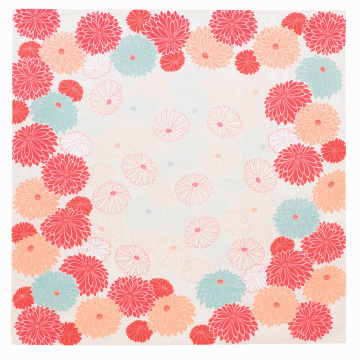 Furoshiki - Chrysanthemums - Fuchsia - Adeline Klam - 100x100cm