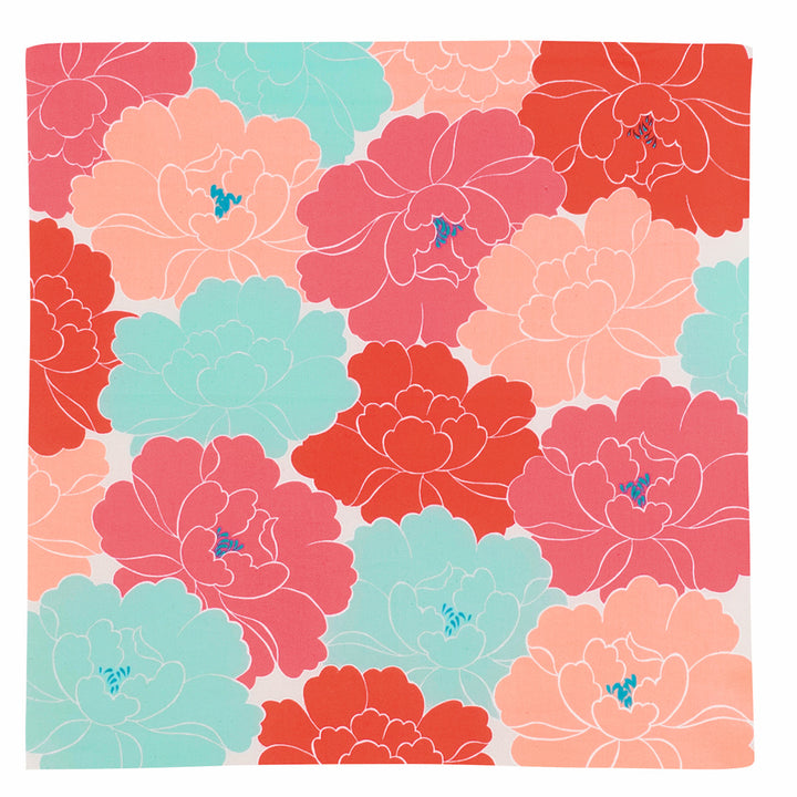 Furoshiki - Pivoines Rouges - Adeline Klam - 50x50cm