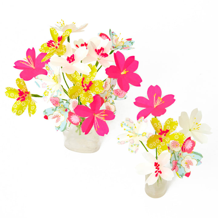 Cherry Blossom Bouquet Kit - Pink, Acid Green and Pearly White - Hawaii