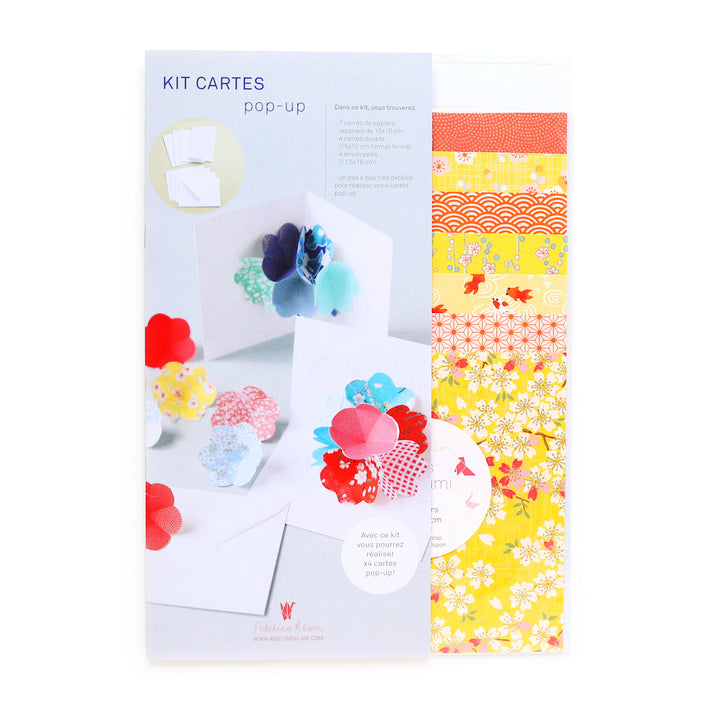 Pop-Up Card Kit - Yellow, Orange and Red - Orangerie - A5