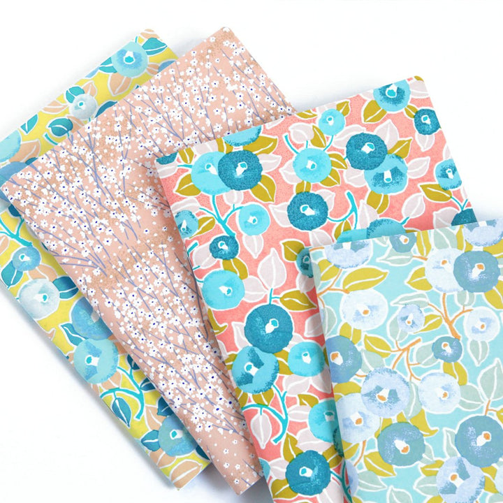 Japanese Paper Notebook - Fields of Flowers - Light Salmon - M811