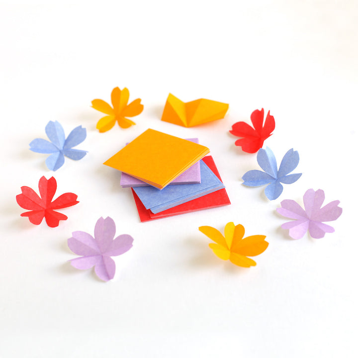 80 Papiers Origami - 6 x 6 cm - Sunrise