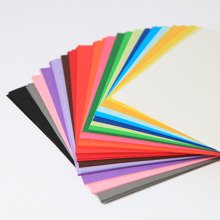200 Papiers Origami Unis - 7,5 x 7,5 cm - 20 couleurs basiques
