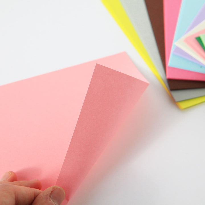 200 papiers origami - 15 x 15 cm - 10 couleurs pastel