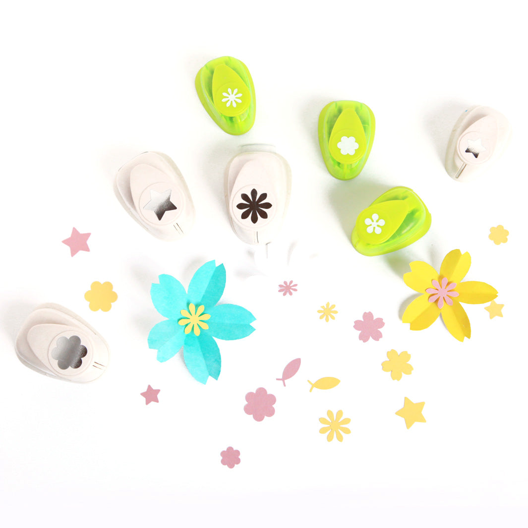 Punch - Round Flower - 16mm (green)