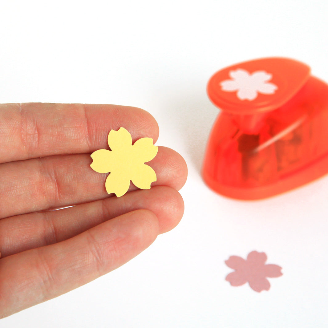 Hole punch - Cherry Blossom - 25mm (orange)