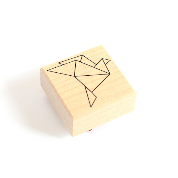 Stamp - Origami bird