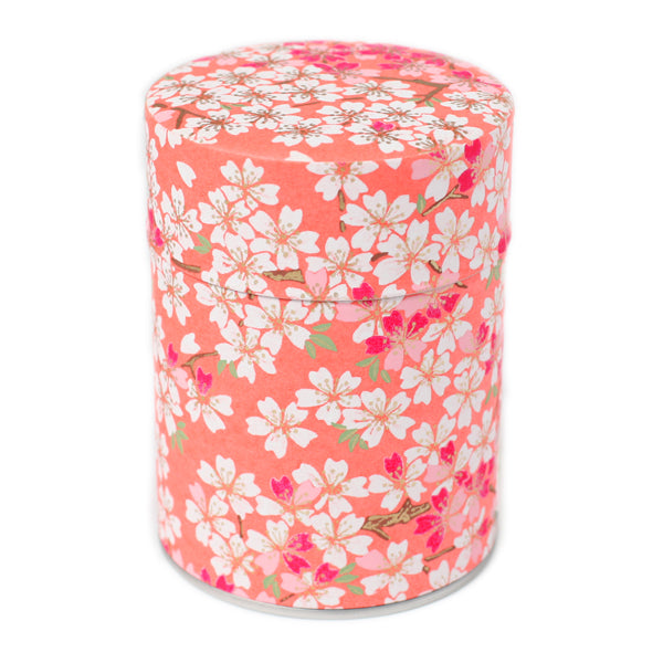 Tea box - Cherry blossoms - Coral - M622