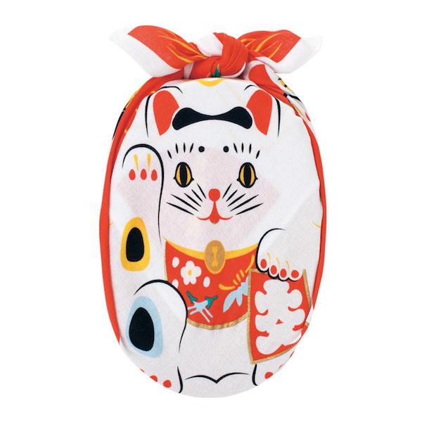 Furoshiki - Maneki Neko - Fuku Cochae - 48x48cm