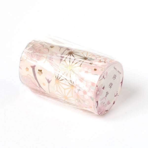 Masking tape Motifs japonais Rose (lot de 3)