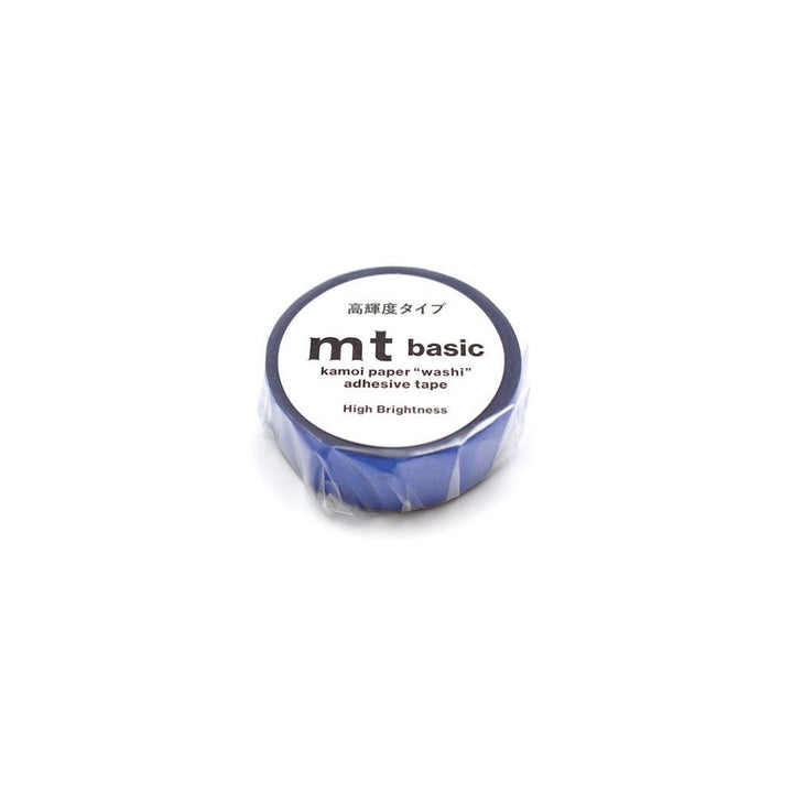 photo du packaging d'un masking tape uni métallisé de couleur bleue