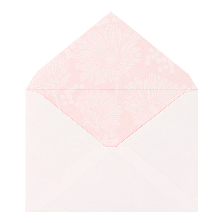 Lot de 6 Enveloppes Classiques - Marguerites - 11,4 x 16,2cm