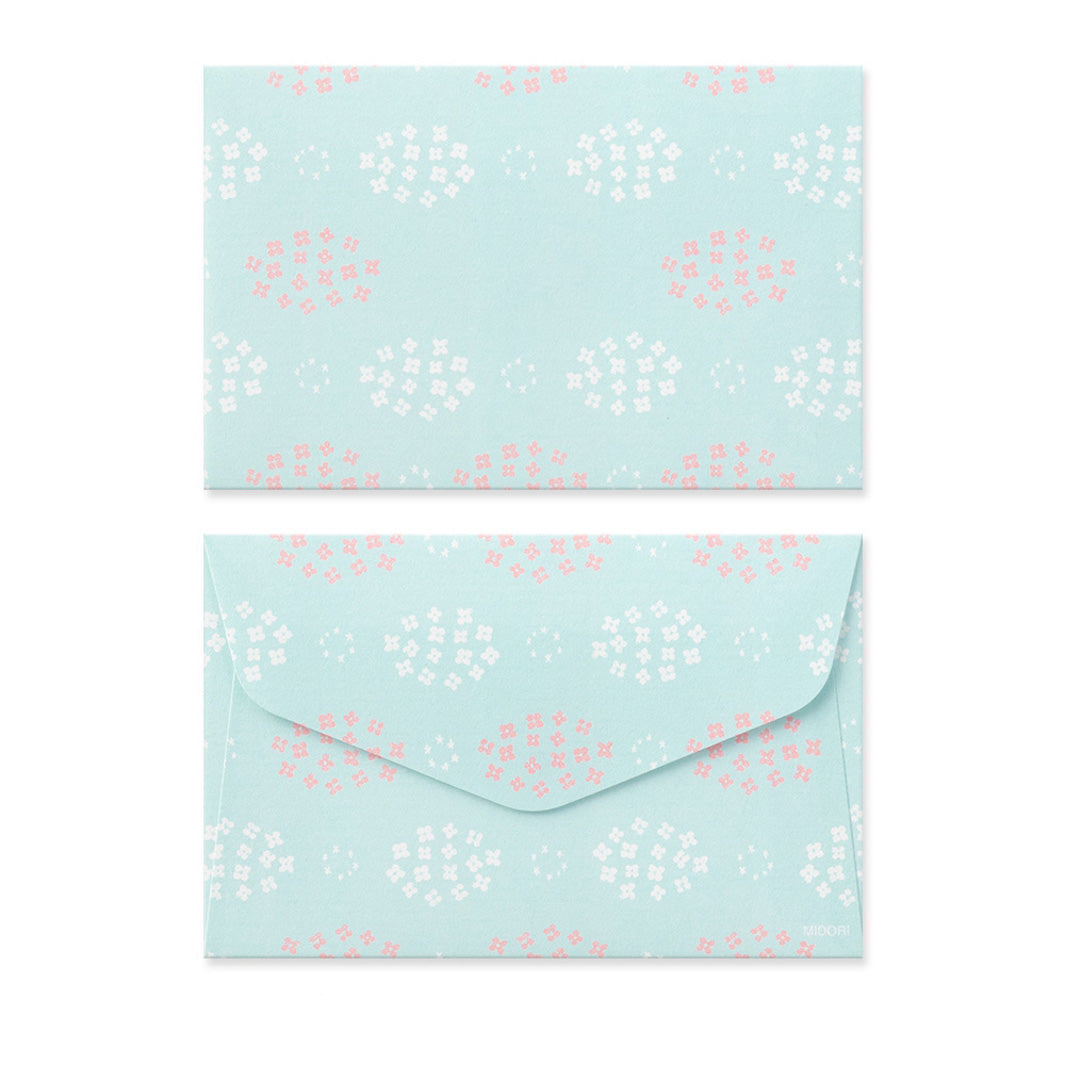 Mini Set of 12 Writing Papers, 4 Envelopes and 4 Stickers - Rabbits