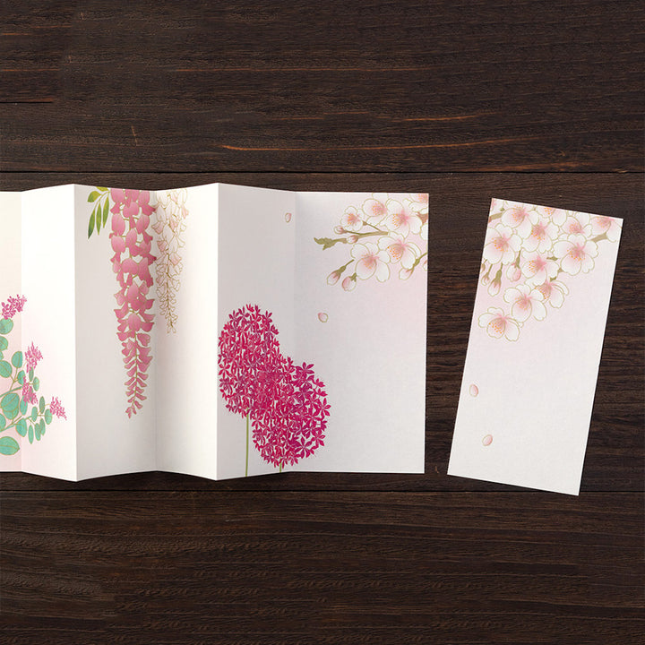 Set de Correspondance - Papiers, Cartes et Enveloppes - Fleurs Roses