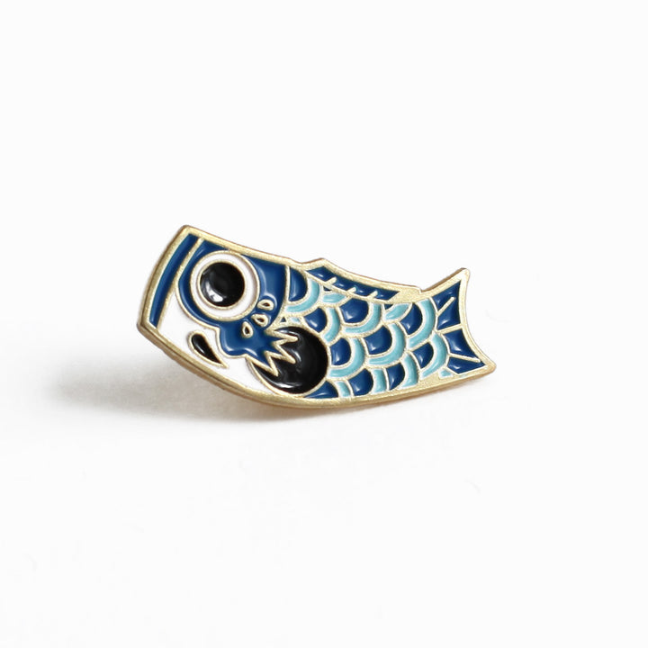 Pin's - Small Koinobori - Blue