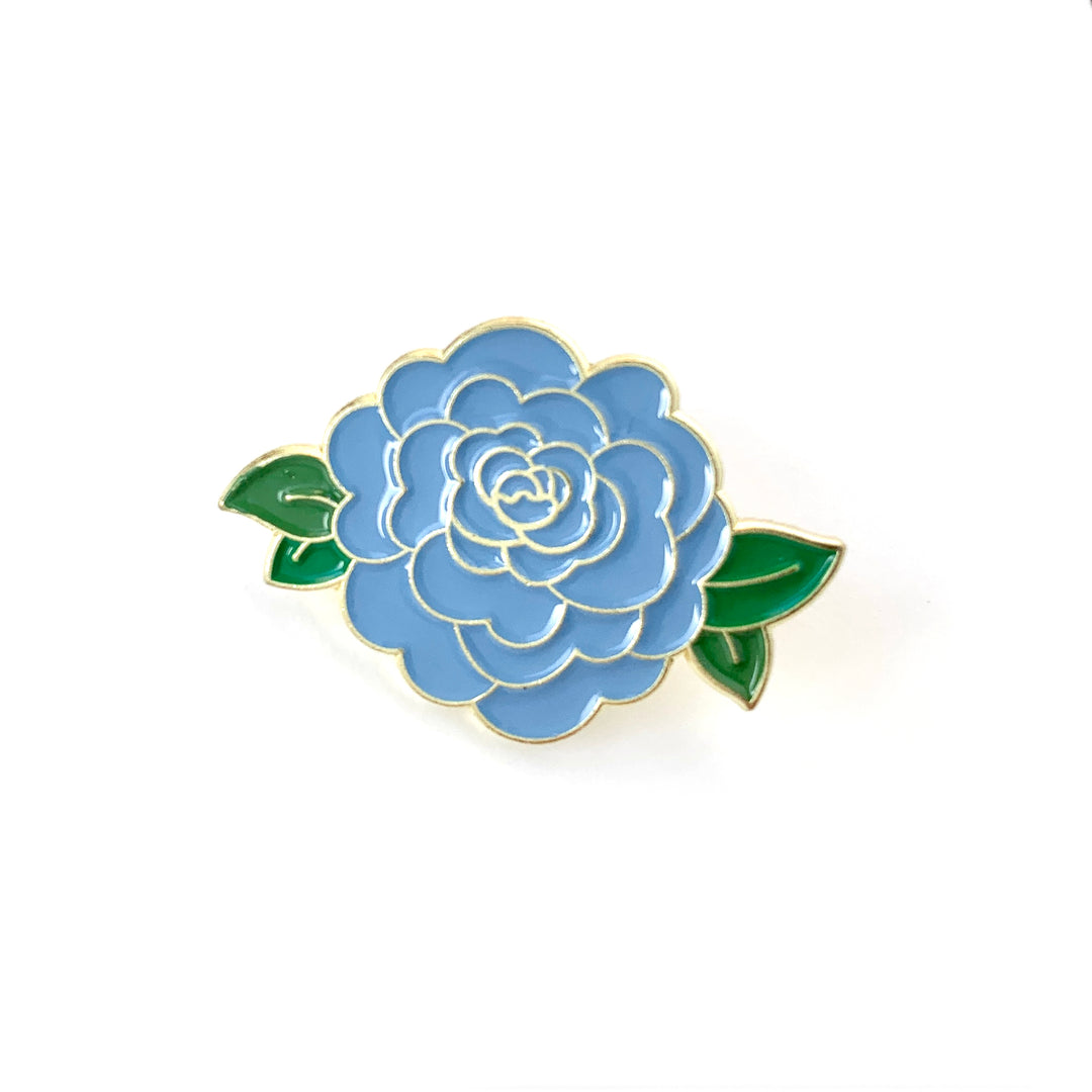 Pin's - Rose - Bleu