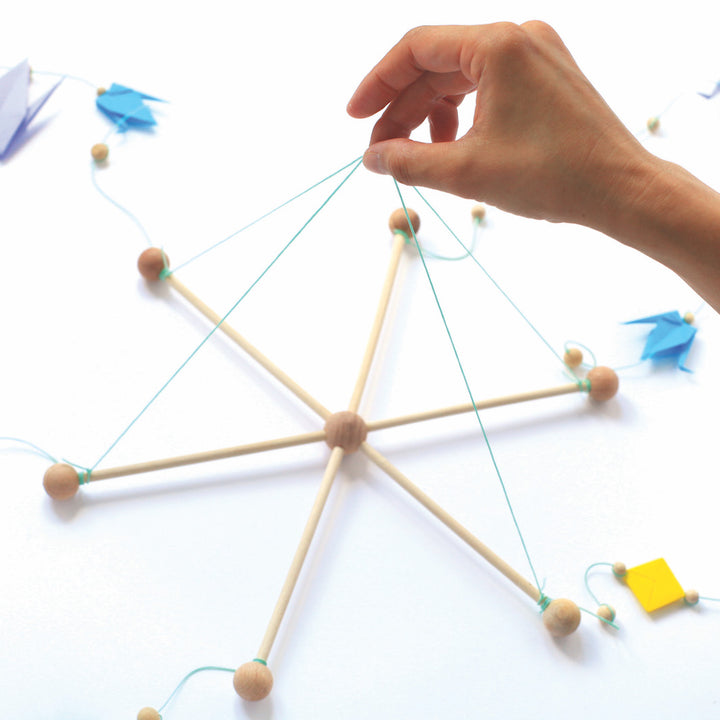 Structure pour mobile en bois