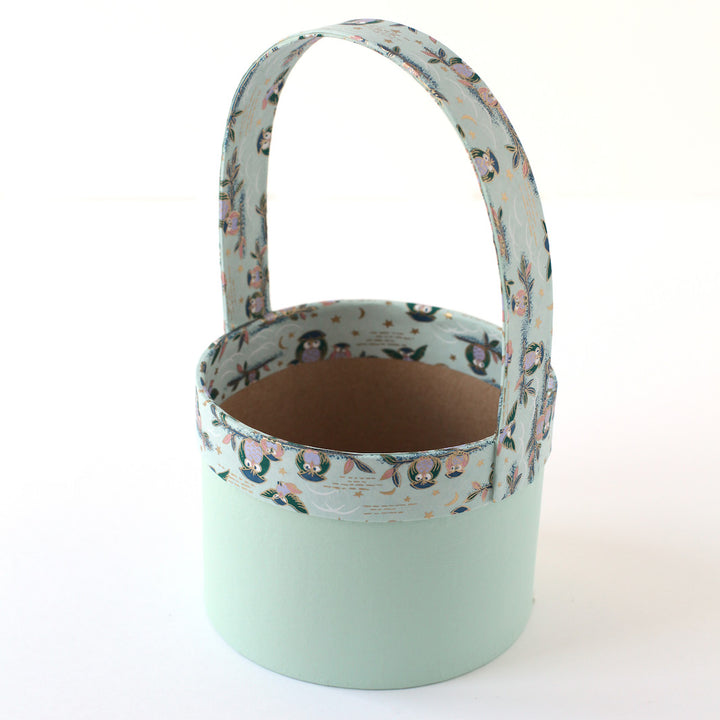 Small recycled fiber basket