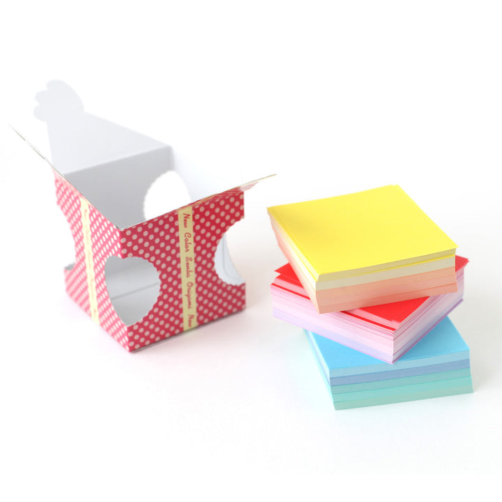 1005 Papiers Origami Multicolores - Tons Doux - 15 couleurs - 7 x 7 cm