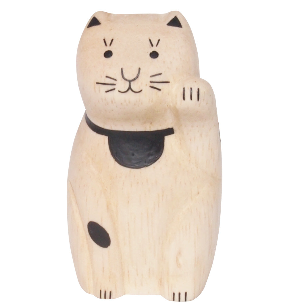 Maneki-Neko en bois - Pole Pole - T-Lab