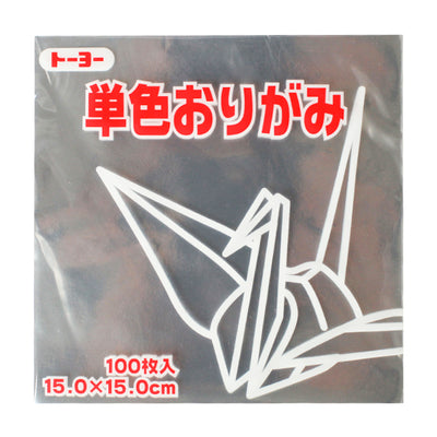 100 Papiers Origami Argent - Toyo - 15x15 cm-Papier origami-AdelineKlam